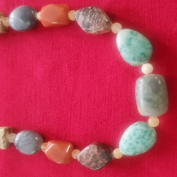 Multi Color Bead Gemstones on SS Hook - Picture 4 of 7